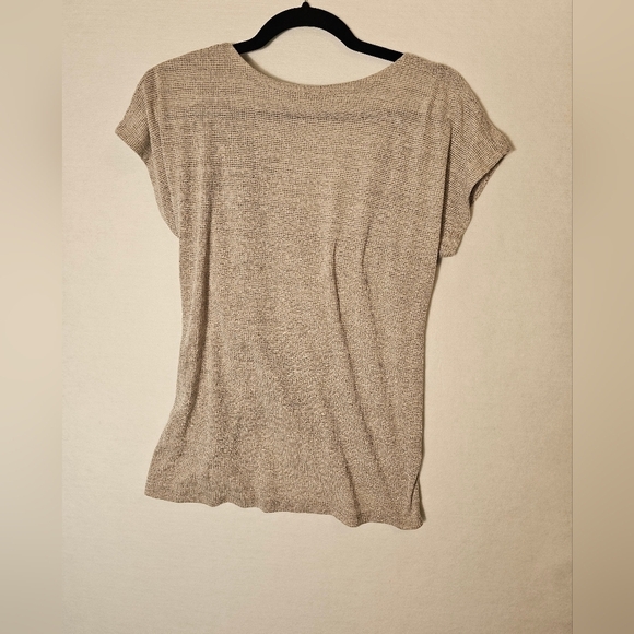 Mts Gray Wrap Front Top Women's Size Medium - Picture 3 of 8